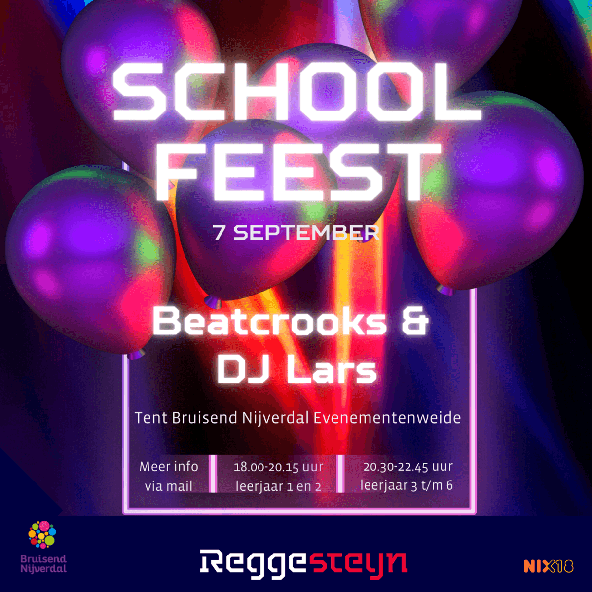 Social post Schoolfeest 7 september 2023